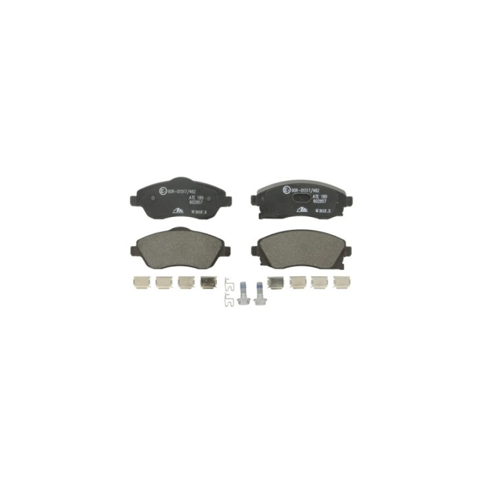 Placute frana OPEL CORSA C caroserie F08 W5L ATE 13046028572