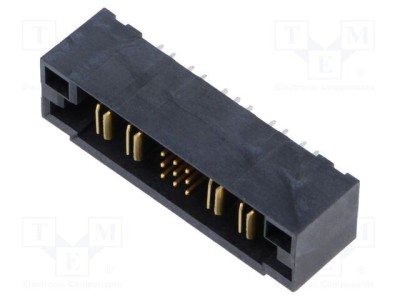 Conector PCB-PCB SAMTEC PETC tată PIN 16 drept THT foto