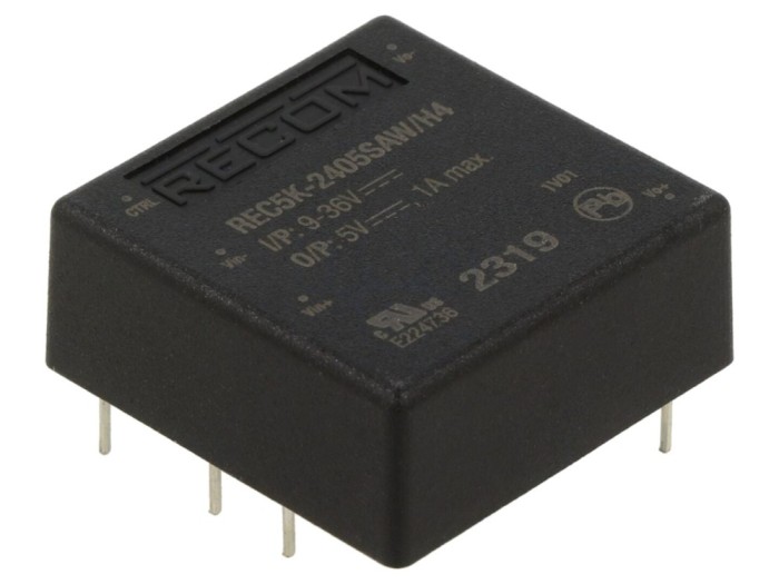 Convertor DC/DC 5W 9-36V la 5V