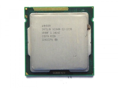 INTEL XEON E3-1220 SR00F 3.10GHz 8MB 4Core 5GTs LGA1155 procesor foto
