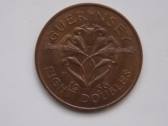 8 DOUBLES 1956 GUERNSEY-XF