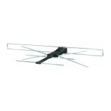 Antena TV pentru interior-exterior elSales ELS-A041 cu amplificare , argintiu