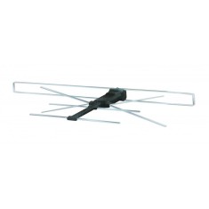 Antena TV pentru interior-exterior elSales ELS-A041 cu amplificare , argintiu