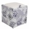 TABURET BOX - PRINT - CORP CORABII FOND GRI/CAPAC IMITATIE PIELE DIVERSE CULORI - Albastru 21898
