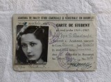 Carnet de student - Academia de Studii Bucuresti, 1944-1945, Romania 1900 - 1950, Documente