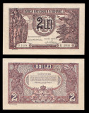 Bancnote Romania, bani vechi: 2 leu 1938 UNC
