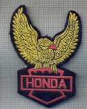 AX 1235 EMBLEMA - ,,HONDA&quot; -MOTOCICLISM -PENTRU COLECTIONARI