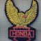 AX 1235 EMBLEMA - ,,HONDA&quot; -MOTOCICLISM -PENTRU COLECTIONARI