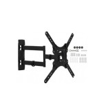 Suport TV rotativ de perete, Malatec, reglabil 81-132 cm, maxim 32 kg, negru