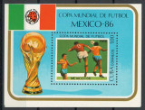 Cuba 1985 Mi 2918 bl 88 MNH - Cupa Mondiala 1986, Mexic, Nestampilat