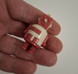 RAR ! ROBOTEL VECHI DEMONTABIL - JUCARIE VECHE ROMANEASCA - COMUNIST - COLECTIE - VINTAGE