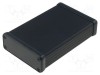 Carcasă HAMMOND aluminiu neagră 1455 X: 78mm Y: 120mm Z: 27mm