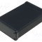 Carcasă HAMMOND aluminiu neagră 1455 X: 78mm Y: 120mm Z: 27mm