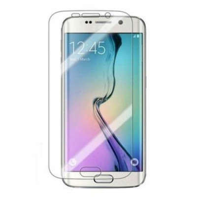 Pachet husa Samsung Galaxy S6 Edge MyStyle slim din plastic tare cu folie de protectie gratis foto