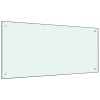 VidaXL Panou antistropi de bucătărie, alb, 100x50 cm sticlă securizată 249461