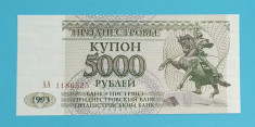 Transnistria 5.000 Ruble 1993 &amp;#039;Monument Suvorov&amp;#039; UNC serie: AA 1186525 foto