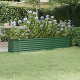 vidaXL Strat &icirc;nălțat grădină 224x40x36 cm oțel vopsit electrostatic