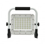 Lampa de lucru LED portabila 60W, 6500K cu acumulator reincarcabil si cadru stativ IP65
