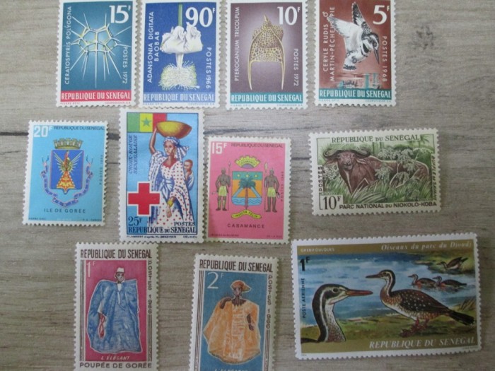 FRANTA SENEGAL SERIE=MNH/MH