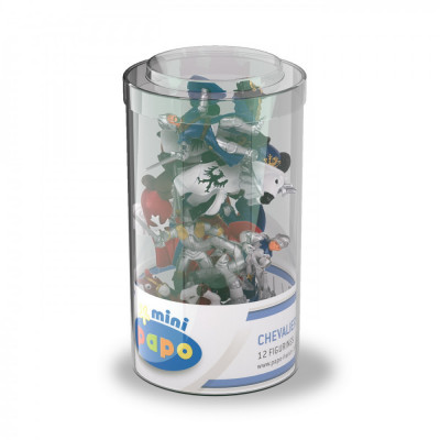 PAPO FIGURINA SET 12 MINIFIGURINE CAVALERI 12 PIESE foto