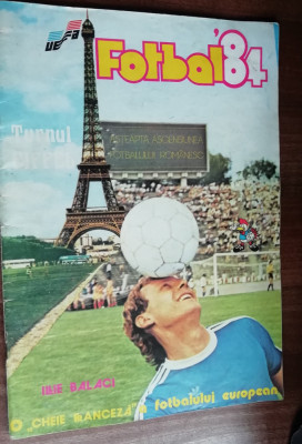 myh 112 - Revista sport - Fotbal 84 - 1984 foto