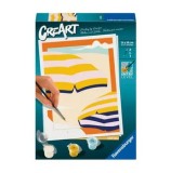 Cumpara ieftin Set pictura pe numere pentru copii Ravensburger CreArt - Timpuri insorite