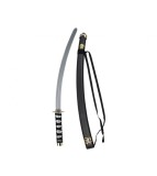 Sabie Ninja katana pentru copii cu teaca, din plastic, 73 cm, negru