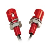 Suruburi M8 cu lumina LED alb 2buc - Rosu Garage AutoRide