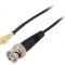 Cablu Coaxial 50&Omega; 0,5m BNC-SMB Negru