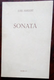 LULI AUGUST (STURDZA): SONATA (editia princeps, 1945) [cu un desen al autoarei]