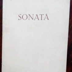 LULI AUGUST (STURDZA): SONATA (editia princeps, 1945) [cu un desen al autoarei]