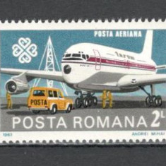 Romania.1983 Posta aeriana-Anul mondial al comunicatiilor YR.761