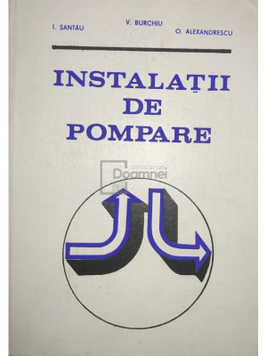 V. Burchiu - Instalații de pompare (semnată) (editia 1982) foto