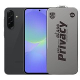 Folie de Protectie pentru Samsung Galaxy A36, TEO, Sticla Securizata ESD Antistatica, Super-X Privacy OG, Margini Negre, 0.30 mm, Transparent Inchis