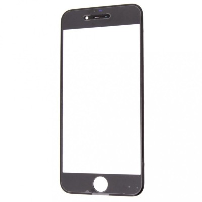 Geam Sticla + OCA iPhone 6s, Complet, Negru foto