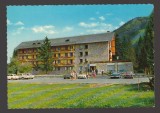 CPIB 24825 CARTE POSTALA - POIANA BRASOV: HOTEL POIANA, AUTOTURISM, SCRISA SI NECIRCULATA, DATATA: 1970, KRUGER