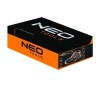 Ghete Protectie Barbati Neo, Piele Intoarsa Albastra, Bombeu Metalic, Antiperforare, Marimea 44
