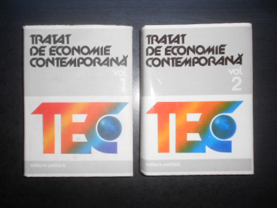 N. N. Constantinescu - Tratat de economie contemporana 2 volume foto