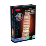 Cumpara ieftin Puzzle 3D Turnul din Pisa, editie luminoasa, 42 piese