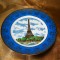 Farfurie Limoges Turnul Eiffel, colectie, cadou, vintage