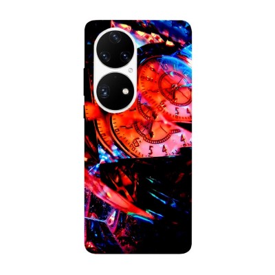 Husa compatibila cu Huawei P50 Pro model Broken Time, Silicon, TPU, Viceversa foto