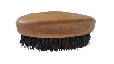 Perie barba /mustata/par pentru barber/frizerie Guenzani 264 culoare ALBA foto
