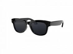 Ochelari Inteligenti iSEN M01, Lentile Negre, Rama Neagra, Traducere in Timp Real, Anulare Zgomot, Control Tactil, Functie Muzica si Apeluri, Activare