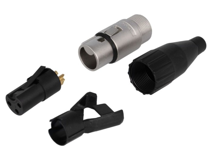 Conector XLR Mamă 3 Pin Aurit