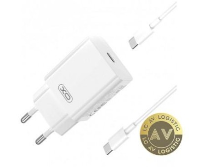 Incarcator Retea Cu Cablu USB-C XO Design L126 20W 3A 1 x USB-C Alb foto