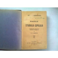 Bazele studiului copilului - Edwin A. Kirkpatrick