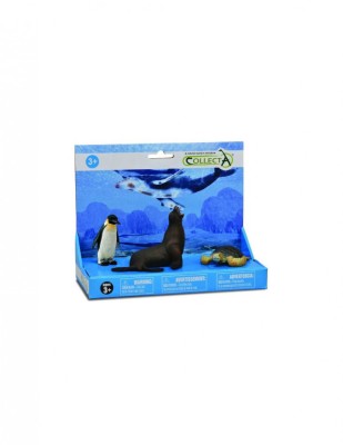 Set de 3 figurine pictate manual Foca Pinguin si Testoasa foto