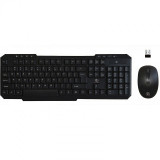 Kit Tastatura si mouse Wireless Rebeltec VORTEX, Neagra