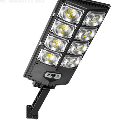 Lampa Solara Stradala Cu Acumulator Si Telecomanda 8 Casete 240 SMD foto