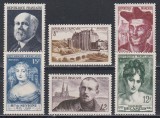 Franta 1950 - 6 Serii, MNH, Nestampilat